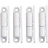 SOTECH 4 cerniere per porte avvitate 15 x 83 mm Cerniera di rinnovo per porte interne avvitate (acciaio bianco)