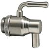 nextradeitalia 1PEZZO RUBINETTO PER BIDONI OLIO INOX A LEVA SALVAGOCCIA E GHIERA mis. 1/2