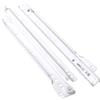 Gedotec Estensione cassetto Gedotec PROLUNGA PARZIALE 500 mm | 10 paia - guide per cassetti, estrazione a rullo in metallo - REAL | Acciaio bianco | Mobile estraibile per cassetti in legno