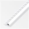 nextradeitalia 5PZ PROFILO JOLLY PVC 10X2,5 BIANCO