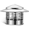 Generico Comignolo Canna Fumaria in Acciaio Inox, Terminale Canna Fumaria, Adatta per Tubi Diametro 75-300 mm, Per Tubi Stufe, Caminetti, Caminetti(110mm/4.3in)