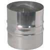 SIP RACCORDO DI GIUNZIONE D.80 mm M-M PER TUBI ACCIAIO INOX GIUNTO CANNA FUMARIA