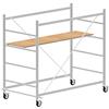 SC Edil Fabbrica Trabattelli Trabattello altezza di lavoro 3.20 m in acciaio serie JOLLY 130 made in italy | SCEDIL