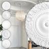 HEXIM Perfect stucco rosone - grande selezione di rosoni da soffitto in schiuma rigida PU, robusto, elemento decorativo (B3039 - Ø 535 mm) Bordo per lampadario medaglione decorazione interna