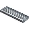 Fenau | Grigliati Gradini/Gradino (R11) XSL - Dimensioni: 700 x 240 mm - MW: 30/30 mm, zincato a caldo, Gradino in acciaio a norma DIN, Scale di fuga adatte, Effetto antiscivolo