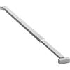 Inbagno Braccio Di Supporto A Parete Per Box Doccia Walk-In Doppio Snodo 180° Estensibile 70-120 Cm In Acciaio Cromato Lucido