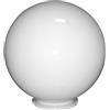 Extrumol - Globo Lampione da Esterno - Illuminazione Pubblica - Luci da Esterno - Policarbonato Bianco - Misure: Ø 40 cm - Impugnatura a Baionetta: 16 cm