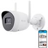 HiLook by HIKVISION Telecamera da esterno WiFi, intelligente con sensore di movimento, per esterni, rilevamento intelligente, visione notturna, comunicazione a 2 vie, slot per schede SD, 4 MP