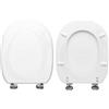 HYDRO HOME Copriwater compatibile con serie Angela Hidra legno rivestito in resina poliestere Bianco by HYDRO HOME
