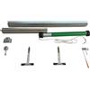 Generico Kit Tapparelle elettriche 100 kg 50 Nm Varie Misure RULLO REGOLABILE da 130 cm a 165 cm Motore per tapparelle Completo di Accessori