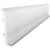 Eurodeco 10 battiscopa da 20 metri, colore bianco, materiale duro, decorazione da parete, pavimento, soffitto (DP10)