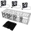 Artibetter Supporto Disco Rigido 3.5 Pollici, Gabbia HDD Acciaio Inossidabile