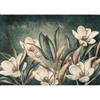 murando Carta da parati Tropicale Natura 350x256 cm Fotomurali in TNT Murale alla moda Decorazione da Muro XXL Poster Gigante Design Carta per pareti Fiori Aspetto concreto Grigio b-C-10176-a-c