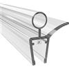 W Waka Home WAKA - Porta doccia e labbro doccia di alta qualità, con guarnizione per porta in vetro, 6 - 8 mm, 100 cm per box doccia e porta doccia, compatibile con una barra di protezione contro il deflettore