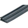 Gedotec DS 112a - Guarnizione in silicone per porta di casa, 12 mm, larghezza scanalatura 4-5 mm, lunghezza 6 m, colore: Grigio zinco