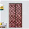 WENT Tenda per Porta Inverno Termica 85 x 230cm, Magnetica Tenda Isolante Termico per Porte, Adatto per l'aria condizionata e il riscaldamento degli ambienti per riscaldarsi. Marrone
