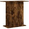 vidaXL Supporto Acquario 75x36x72,5 cm Legno Multistrato Rovere Fumo, Mobile per Acquario, Supporto per Acquario in Legno, mobiletto per Acquario
