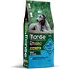 MONGE GRAIN FREE ADULT 12 KG (ACCIUGHE, PATATE E PISELLI) - Crocchette Super Premium alle Acciughe per cani adulti, monoproteico, naturale al 100%
