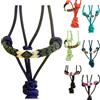 Majestic Ally Capezza imbottita in corda intrecciata con naso e perline e guinzaglio abbinato da 25,4 m (blu reale)