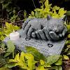 Generic JHB Pietre Commemorative Personalizzate per Gatti, marcatori tombali 3D per Gatti Che dormono nelle Mani di Dio, lapide per Gatti, Pietra commemorativa per Gatti, Regali commemorativi per Gatti