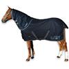 Horses, Coperta da Paddock per Cavallo Turnout 200 gr, Impermeabile, con il Copricollo Staccabile, Resistente, con Cinghie ad Incrocio, Blu 135 cm