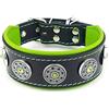 Bestia Collare per Cani in Pelle con Borchie Bijou