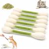Générique 2026 Cotton Swabs Cat Toys with Catnip 6 Pk Durable Big Kitten Chew Dental Teething Ropes Giant Interactive Felt Kitty Kicker Toy Sticks for Boredom Exercise Play Anxiety Digestive Aid Lover Gift