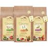 Terra Canis Pacchetto di conoscenza, Canireo cibo secco per cani, 3x1kg