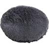 RICHRAIN Cuscino rotondo in peluche per cani e gatti, tappetino caldo per animali domestici, in cotone PP, morbido e confortevole, per soggiorno (M, 47 cm, grigio scuro)