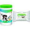 ESSENTIAL Quality is vitality Chemi-vit srl Essential Cane Junior 650 gr + Salviette Dental Cleaners 20 Pezzi