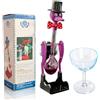 NNBWLMAEE Novelty Drinking Water Bird Toy, Perpetual Motion Bobbing Glass Duck - Fun Desk Decor, Educational Science Ornament & Stress Relief Toy for Home & Office, Creative Prank Gift (A-2)