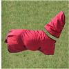 MaJu Cavallo Coperta Collo Rimovibile Collo Rimovibile Tessuto Esterno Impermeabile E Traspirante, Rosso(Size:125cm)
