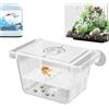 Generico Basella di allevamento di pesci - Divisore del serbatoio di pesce acrilico, incubatrice di vivaio | Acquario Nursery Box per pesce, serbatoio di acclimatazione dei pesci, scatola da allevatore per pes