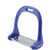 Sheens 5 Colori Staffe Equitazione, Anti Scivolo, Alluminio, Leggero Traccia Larga 3D Staffa per Cavallo[Blu] Staffili per staffe