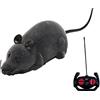 Besreey Ratto Telecomandato Topo Robotico per Gatto - Giocattolo Interattivo Mouse Elettronico Senza Fili e Senza Batteria