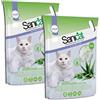 Sanicat Lettiera al silicio Gatto Sanicat Diamonds profumo Aloe 2x15L.