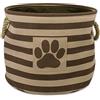 Bone Dry DII Bone Dry Pet Toy Cesto per riporre Oggetti con Disegno di Una Zampa di Cane, da Utilizzare Come Oggetto d'Arredamento e per l'Uso Quotidiano
