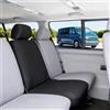 WALSER 10519 Copertura per auto Trasporter fit, coprisedile in tessuto antracite compatibile con VW T6, sedile singolo posteriore