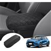 GAFAT Compatibile con Ford Puma/Fiesta MK8 ST 2017-2024 Copertura per Bracciolo Centrale, Fiesta Puma 2023 Protezione in Pelle PU, Imbottitura in Microfibra, 3 CM Aumenta Ispessito, Puma Accessori