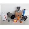 Motor Fun Sports Set di filtri (grande) compatibili con Hitachi ZX 18 Zaxis, filtro dell'olio, filtro dell'aria, filtro del carburante, filtro idraulico