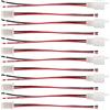 YIXISI 6 Paia 2.8mm 2 Pin Connettori Elettrici per Auto, 2.8mm Maschio e Femmina Connector con Cavo 140mm 20 AWG, per Moto, Bici, Auto, Barche, Nylon
