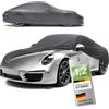 WALSER Premium Telo Copriauto da Interno Stretch Plus - Elasticizzato e Antipolvere, Morbido per Uso Interno, Copertura Protettiva per Auto, Misura 2, Antracite