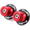ZESIDIMO M6 Nottolini Cavalletto Moto Bobine Supporti Forcellone per Tenere 700 Tenere700 T7 Rally World Raid 2022 2023 Accessori (Rosso)