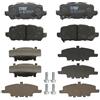 TRW Kit pastiglie freni Posteriore con segnalatore acustico usura con accessori GDB2279 Compatibilità con HONDA HR-V RU