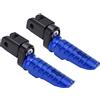 EVTSCAN Pedane Anteriori Moto, Pedane Anteriori Moto Lega di Alluminio Antiscivolo di Ricambio per MV AGUSTA Brutale 800 RR RR SCS ROSSO(Blu)