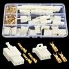 YIXISI 120 Pezzi 2.8mm Kit di Connettori Elettrici per Auto, 3 Pin Kit Connettore e Terminali da Crimpare, Connettori per Cavi Elettrici per Automobili, per Auto e Moto