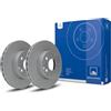 ATE 2x Disco freno Ø288 asse anteriore ventilato 24.0125-0179.1 | Compatibile con: MERCEDES-BENZ C-CLASS, C-CLASS Coupe, C-CLASS T-Model