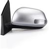 LIANGBAOS Specchio Retrovisore Esterni Per Auto Per Toyota Per RAV4 2010 2011 2012 2013 Specchietto Retrovisore Esterno Automatico 7/9PIN(E 7pin Left Silver)