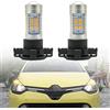 NSLUMO Indicatore di direzione anteriore a LED Ambra Indicatore di direzione PY24W Per Re/nault Clio IV Typ X98 2012-2020 PY24W Led Ripetitori laterali Blinker Lampadine per indicatori di direzione