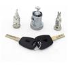 WUPEDI Con chiavi a lama SIP22 3 pezzi Set completo Cilindro cilindro serratura porta bagagliaio porta accensione, for Fiat, Ducato, for Citroen, Jumper, for Peugeot, Boxer Serratura per portiera auto